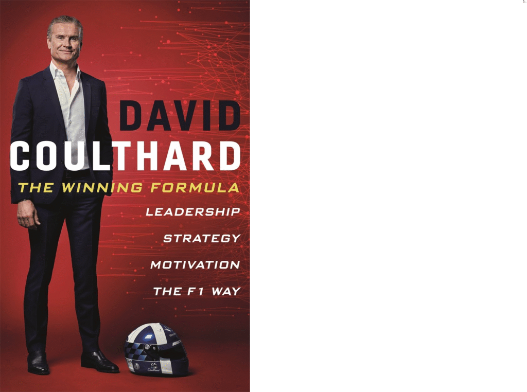 David Coulthard The Winning Formula book Speaker at agent Great Sports Speakers