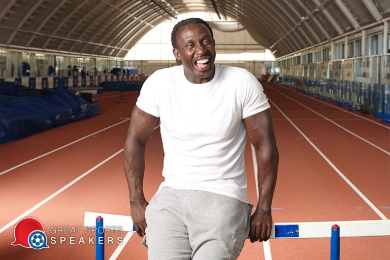 Linford Christie Athletics Top 15 Sports Motivational Speakers book at official agent Great Sports Speakers
