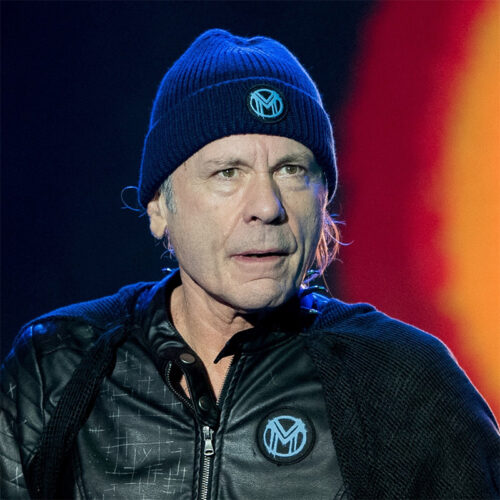 Bruce Dickinson hire English singer speaker book at agent Great British Speakers...