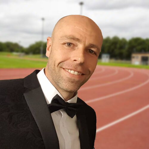 Dean Macey GB Olympic Decathlon fisherman angling expert at Great Sports Presenters