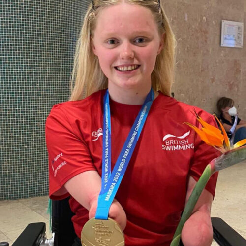 Ellie Challis paralympic swimmer motivational speaker book at agent Great Sports Speakers