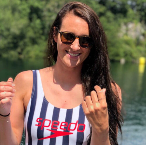 Jazz Carlin 2x Olympic Silver Medalist inspirational health wellness speaker at agent Great Sports Speakers