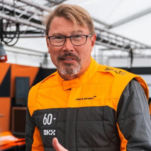 Mika Hakkinen F1 Formula One Mercedes driver TV presenter speaker book at official agent Great Sports Speakers