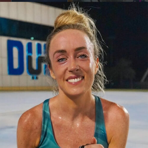Eilish McColgan hire Team GB Athlete runner sports woman motivational speaker book at official agent Great Sports Speakers