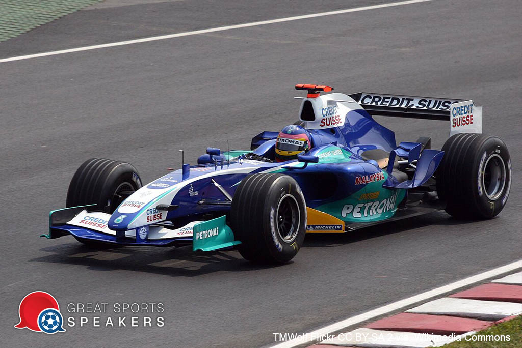 Jacques Villeneuve hire racing speaker book at agent Great Sports Speakers