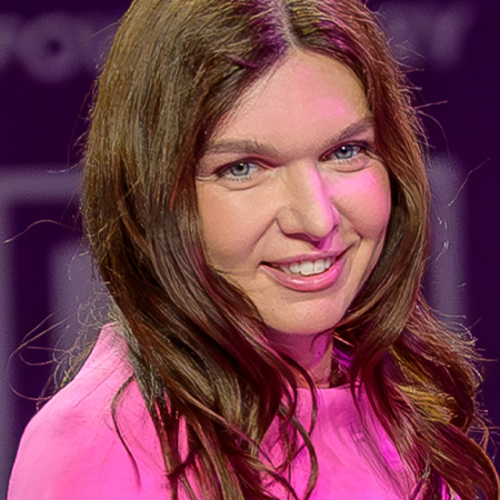 Simona Halep hire tennis player speaker book at agent Great Sports Speakers