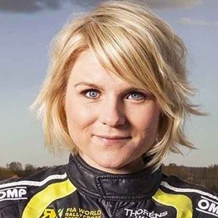 Ramona Karlsson hire driver speaker book at agent Great Sports Speakers